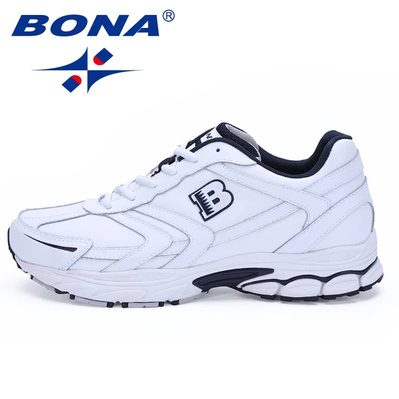 Baskets de course Bona à lacets pour homme, style polyvalent