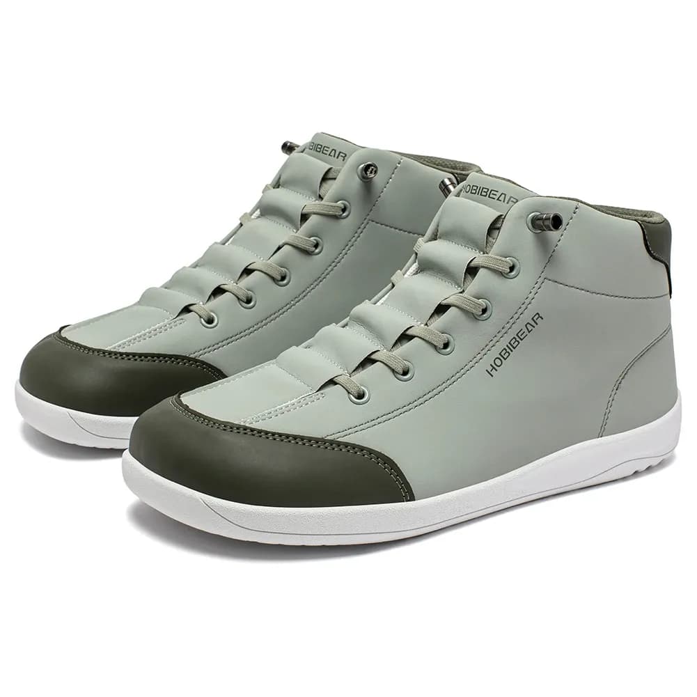 Bottines barefoot mi-hautes à bout large HOBIBEAR