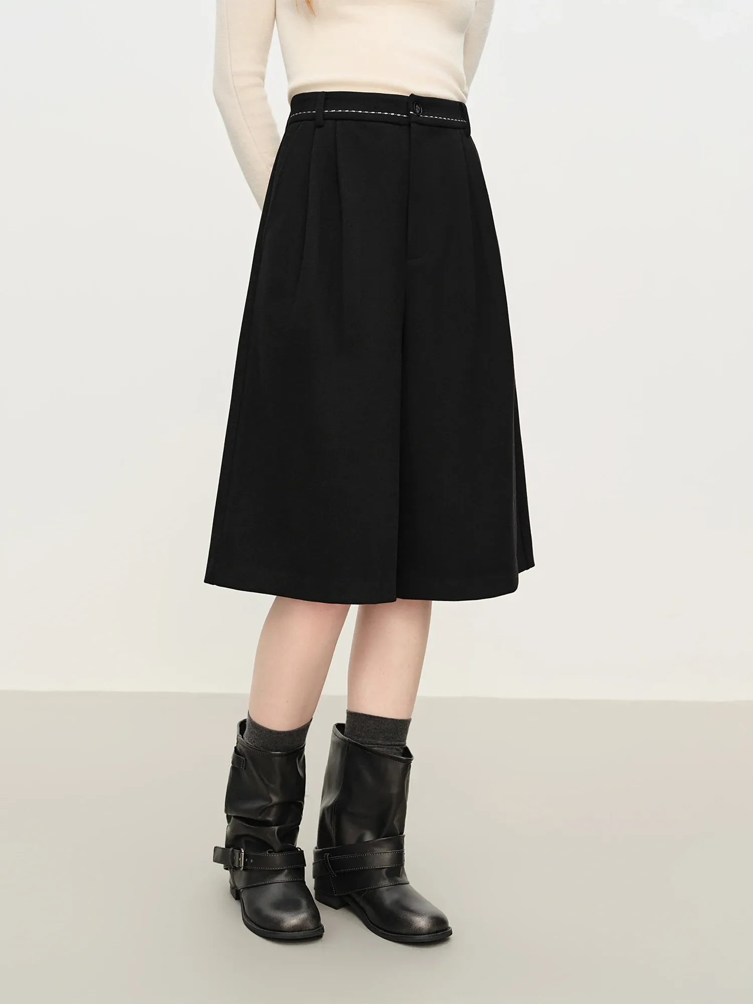 Short rétro taille haute FANSILANEN pour femme