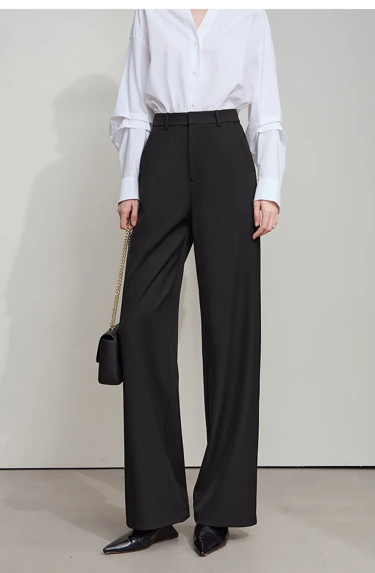 Pantalon ample de bureau AMII à jambe large, automne 2025