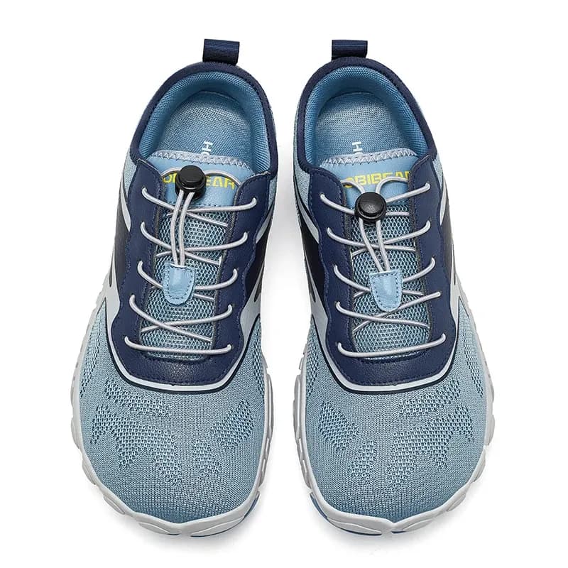 Baskets barefoot BIBEAR à bout large et maintien élastique