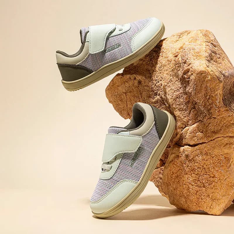 Chaussures barefoot enfant BIBEAR en mesh respirant à fermeture velcro