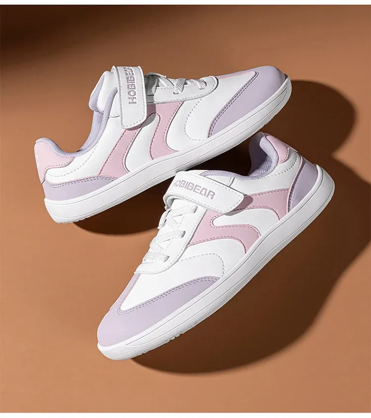 Chaussures barefoot HOBIBEAR pour enfants à bout large et fermeture velcro