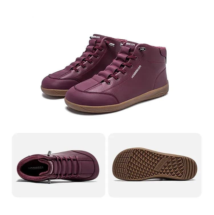 Bottines barefoot mi-hautes BIBEAR à large largeur