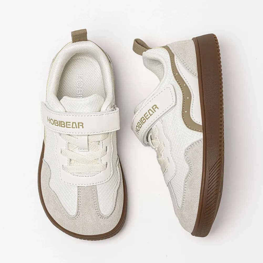 Baskets enfant HOBIBEAR à bout large et fermeture velcro