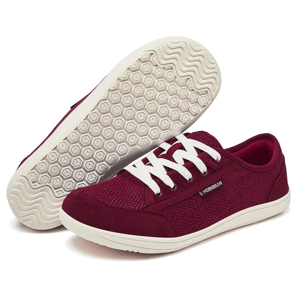 Chaussures minimalistes BIBEAR à lacets et avant-pied large