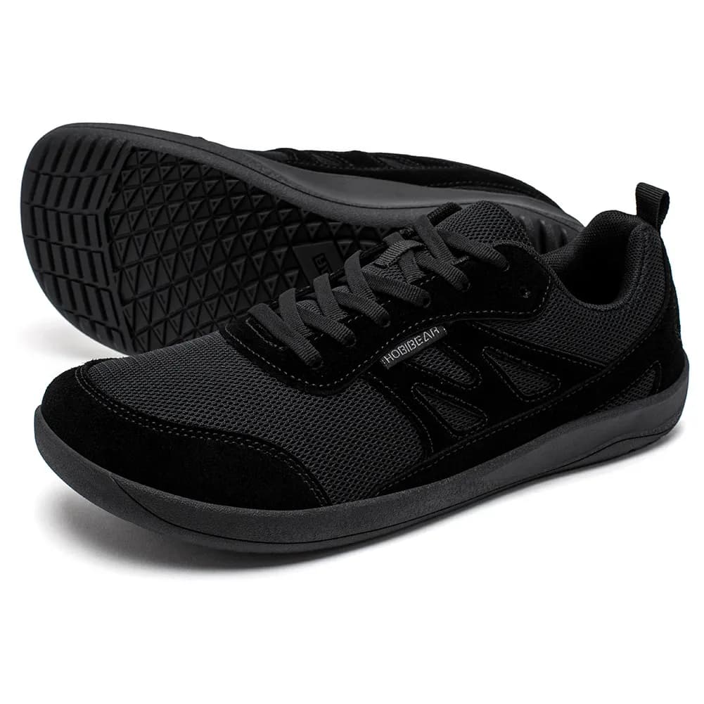 Chaussures barefoot HOBIBEAR à lacets et avant-pied large