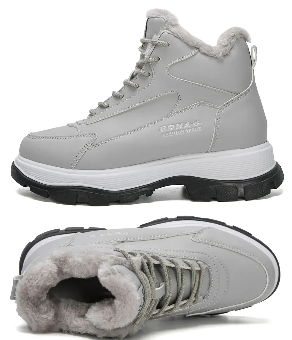 BONA 2022 nouveaux créateurs classiques hiver bottes de neige femmes mode décontracté chaussures hautes dames en peluche plate-forme chaude bottines