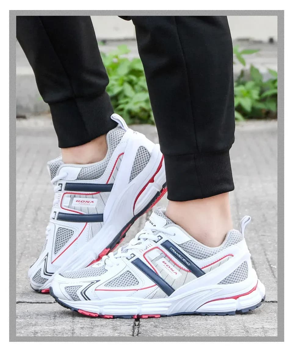 BONA 2023 baskets de course légères en maille pour homme