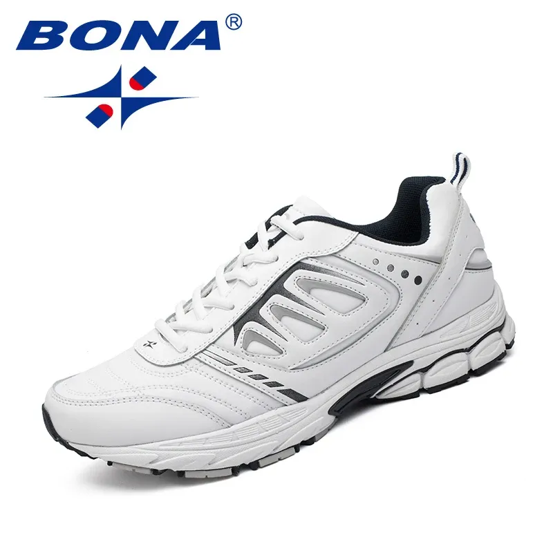 BONA 34262 : baskets homme légères à maintien stable pour running et marche active