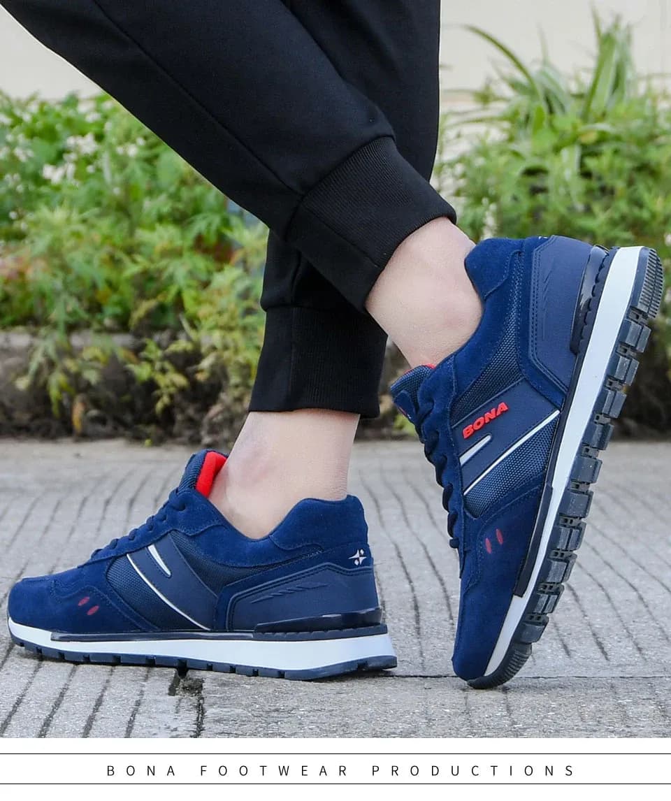 BONA 37625 : baskets homme légères au style lifestyle