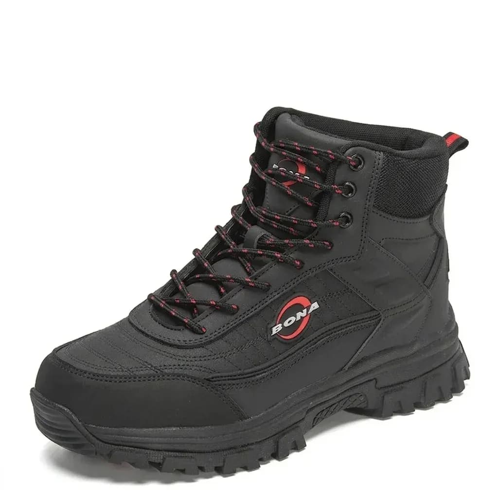 Bottes d’hiver BONA en nubuck doublées peluche pour homme