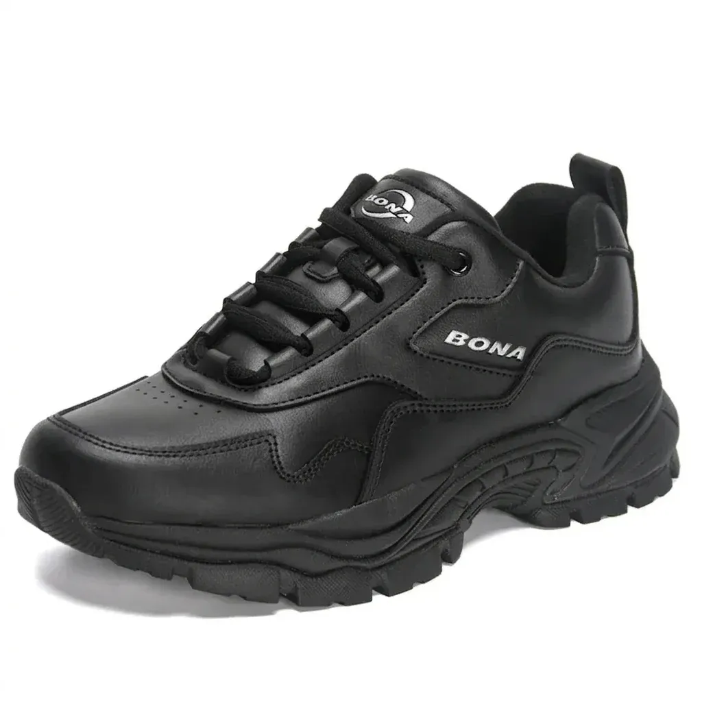 נעלי סניקרס שחורות לנשים BONA