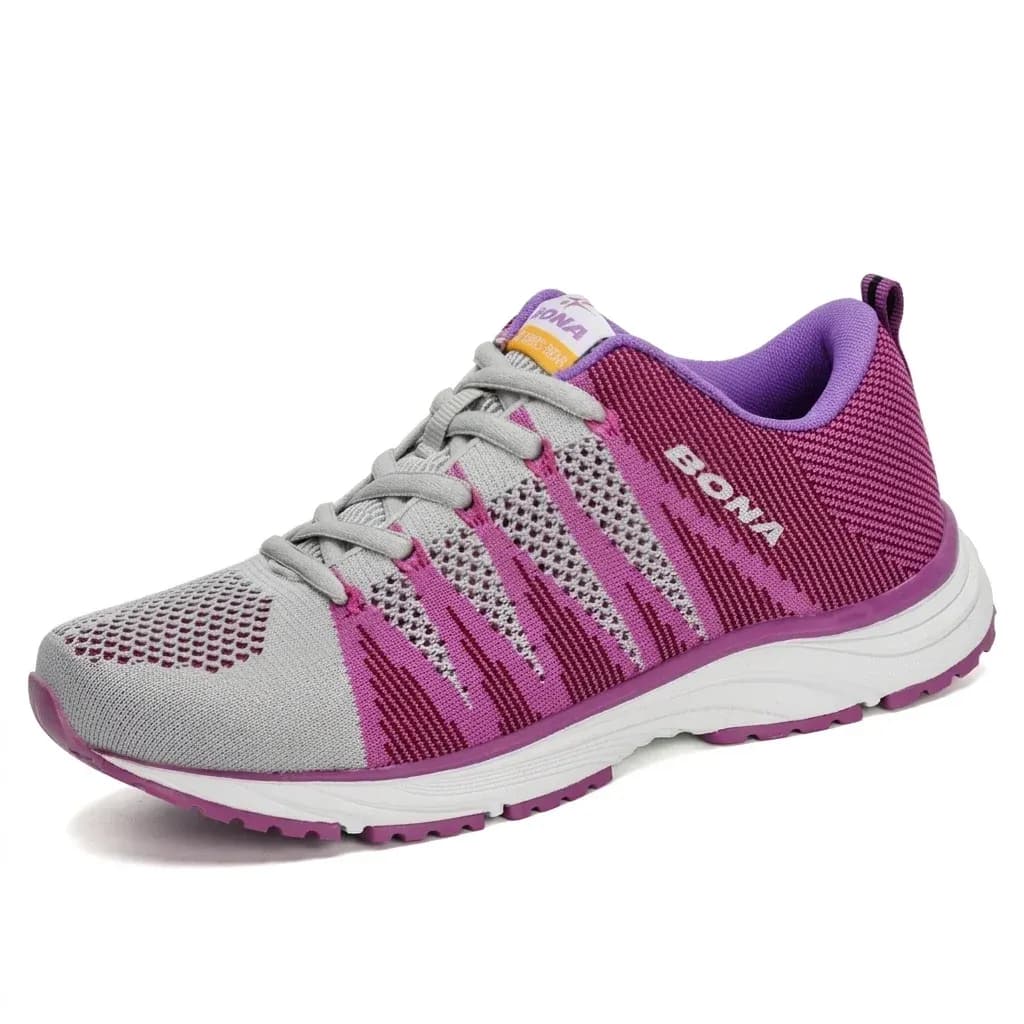 Baskets BONA femme en mesh respirant pour marche et running léger