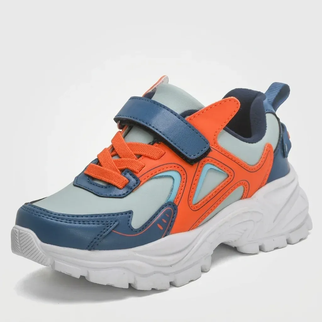 Baskets enfant BONA respirantes à scratch et semelle EVA