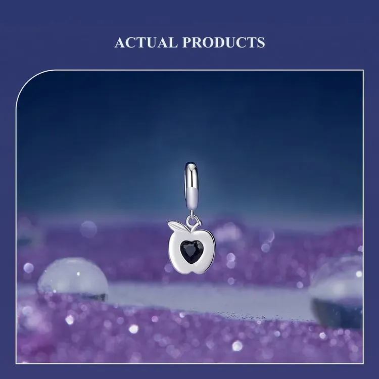 Breloque château féerique en argent 925 WOSTU