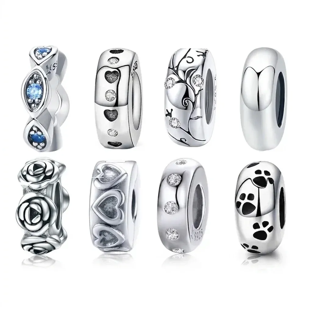 Perles d’espacement WOSTU argent 925 zircon