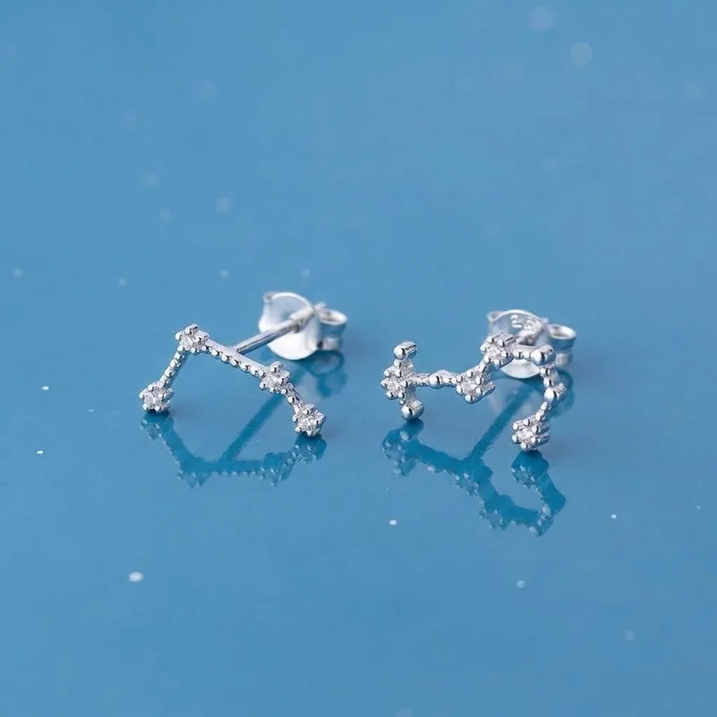 Boucles d’oreilles zodiaque argent 925