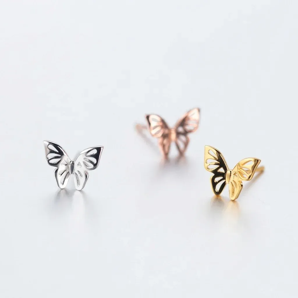 Boucles d’oreilles papillon ajouré en argent 925 MODIAN