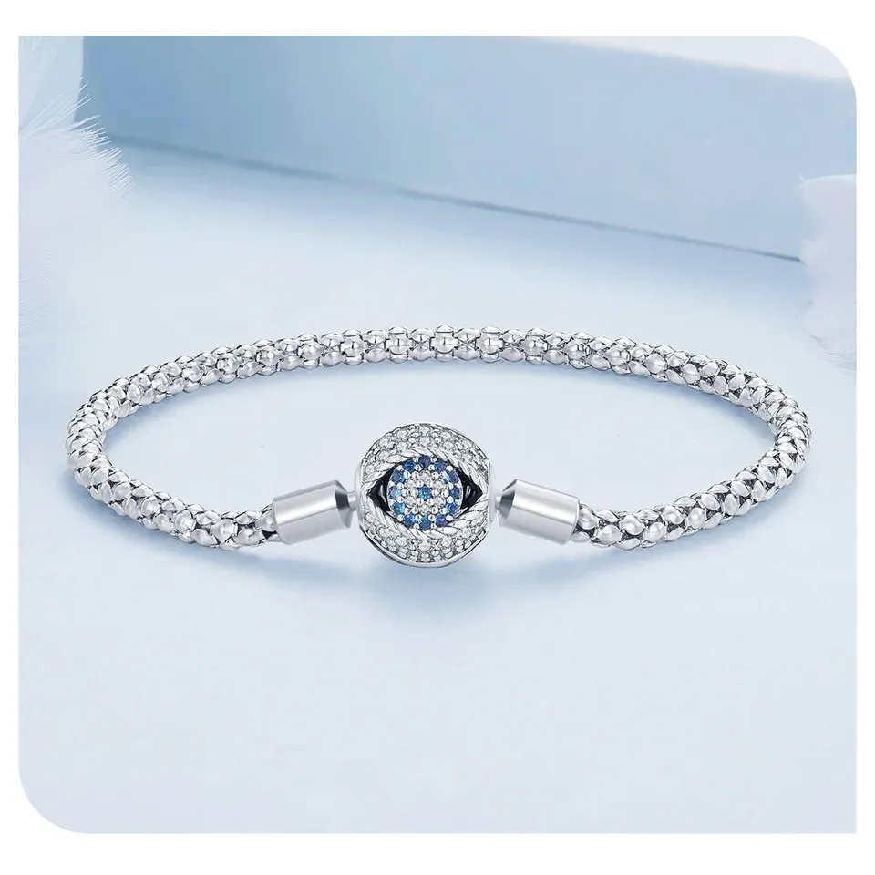 Bracelet porte-bonheur œil protecteur en argent 925 WOSTU