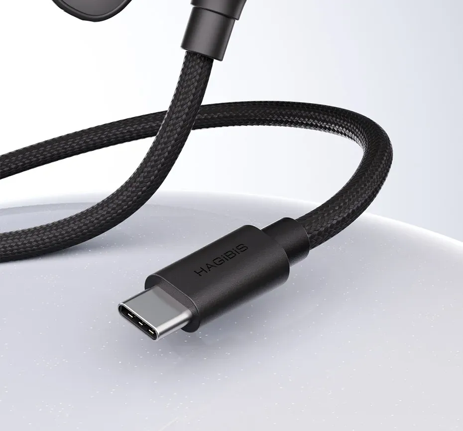 Câble AR Hagibis USB-C coudé pour lunettes 4K 60 Hz