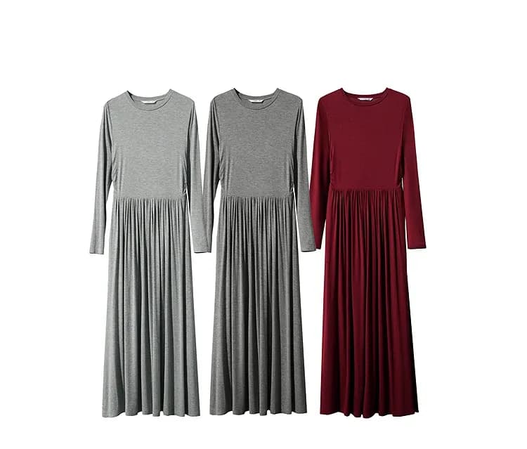 Robe pull AMII en maille mi-longue à col rond