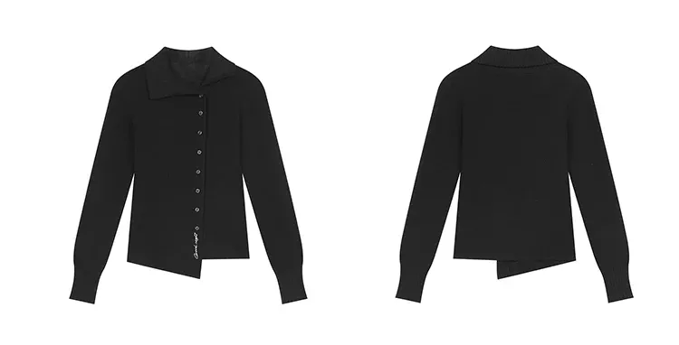 Pull en maille asymétrique ELFSACK Y2K hiver 2025