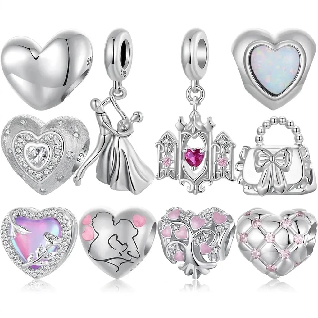 Breloques cœur WOSTU argent 925