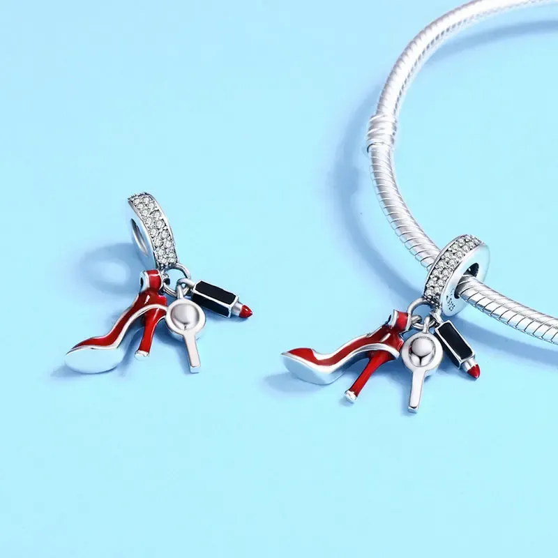 Breloque cœur romantique WOSTU en cuivre plaqué