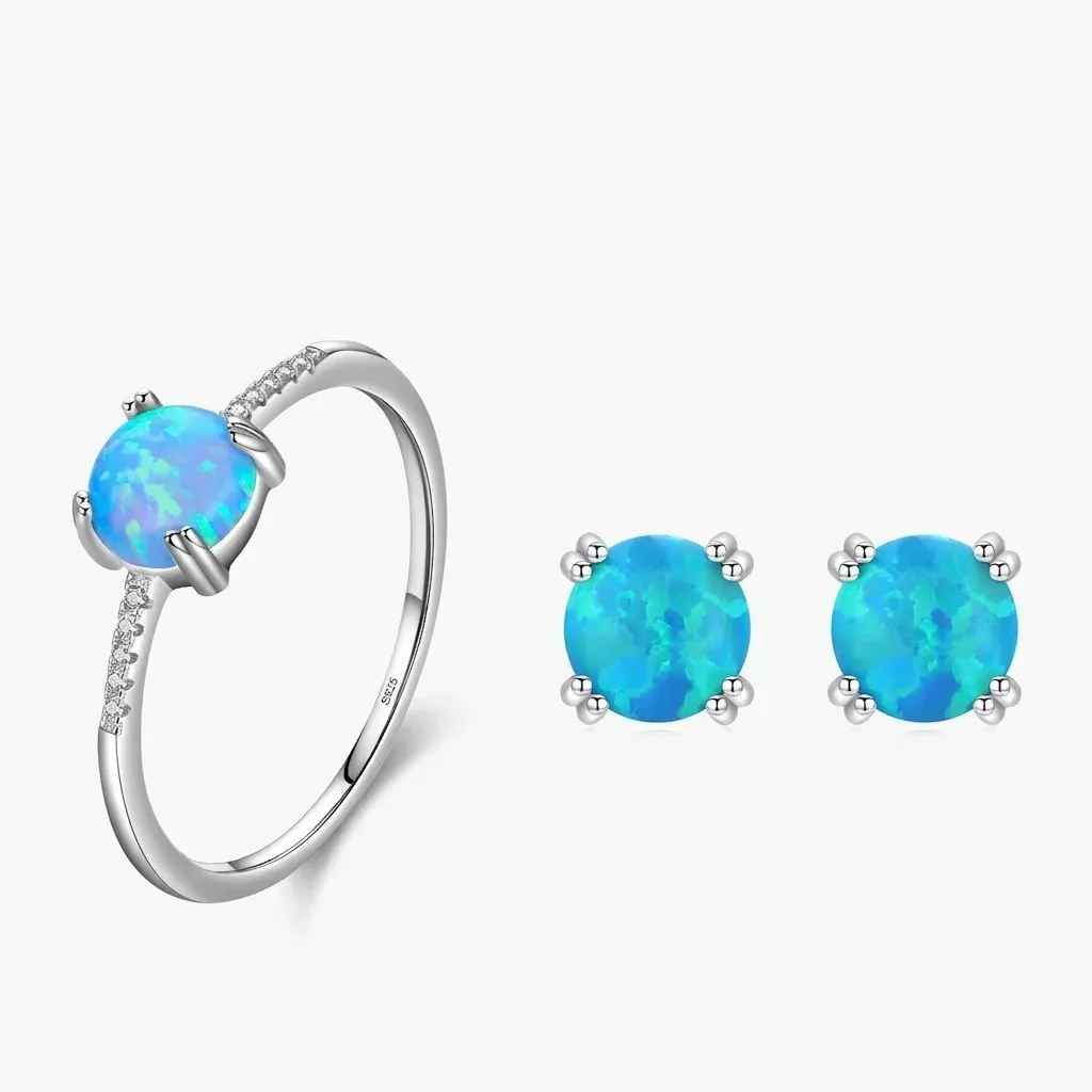 Parure cœur arc-en-ciel argent 925 MODIAN