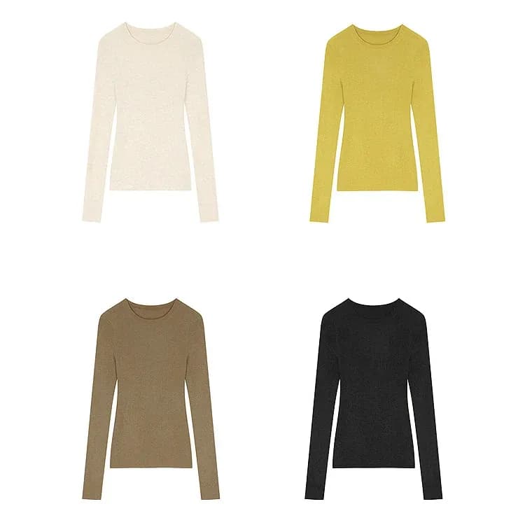 Haut en maille ajusté ELFSACK à superposition légère