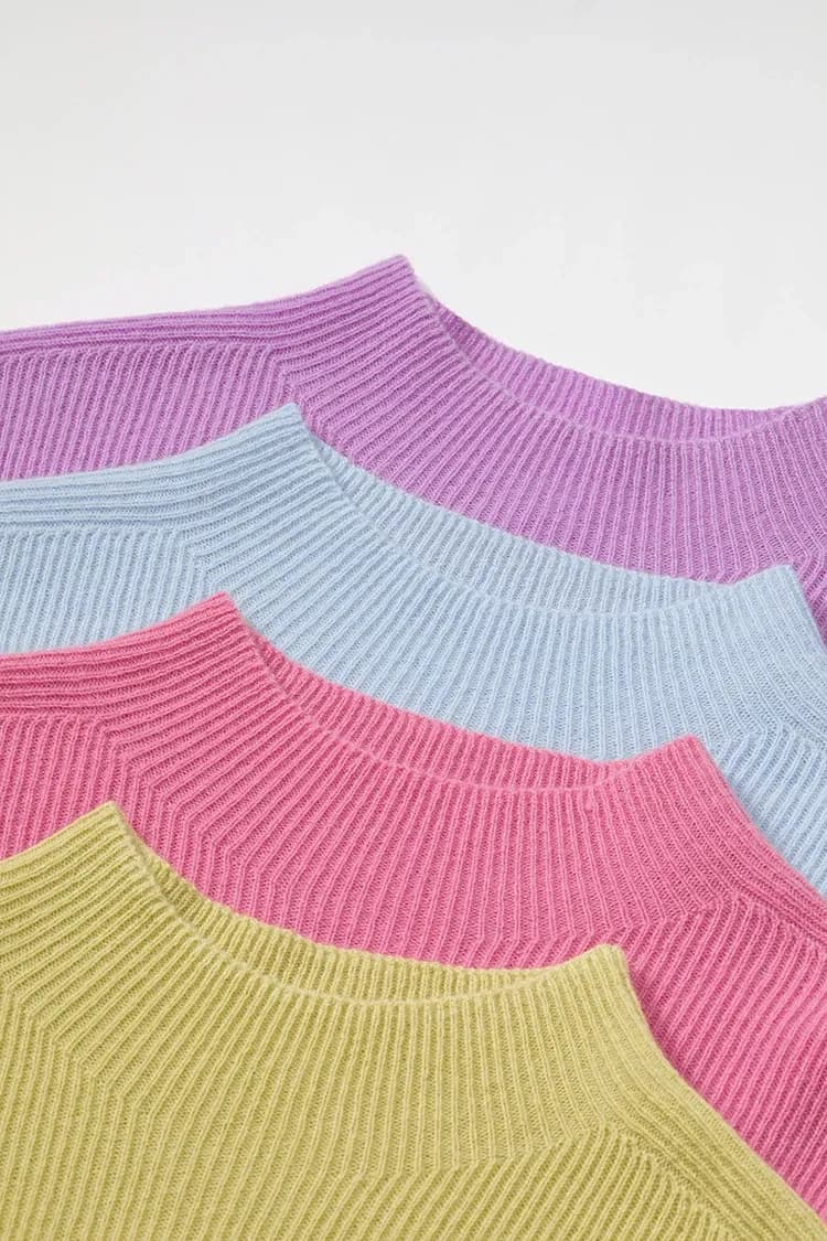 Pull en laine col montant ample ELFSACK pour femme