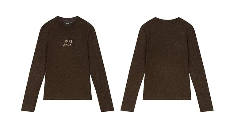 T-shirt ample colorblock ELFSACK à manches raglan