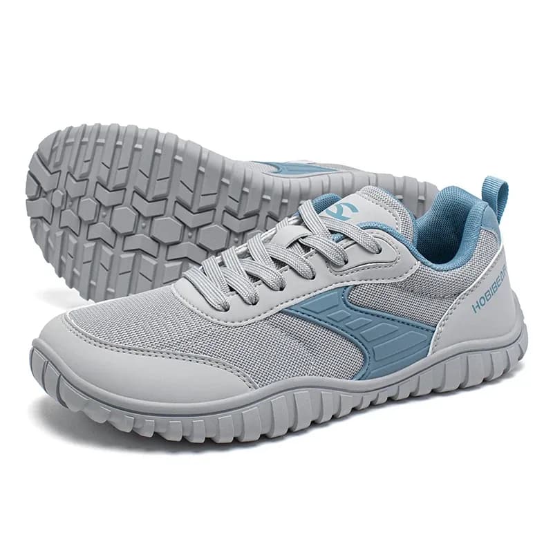 Chaussures minimalistes BIBEAR à bout large en cuir synthétique pour marche