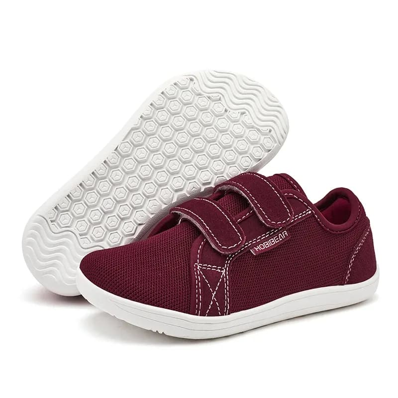 Chaussures barefoot enfant en mesh BIBEAR, légères et respirantes