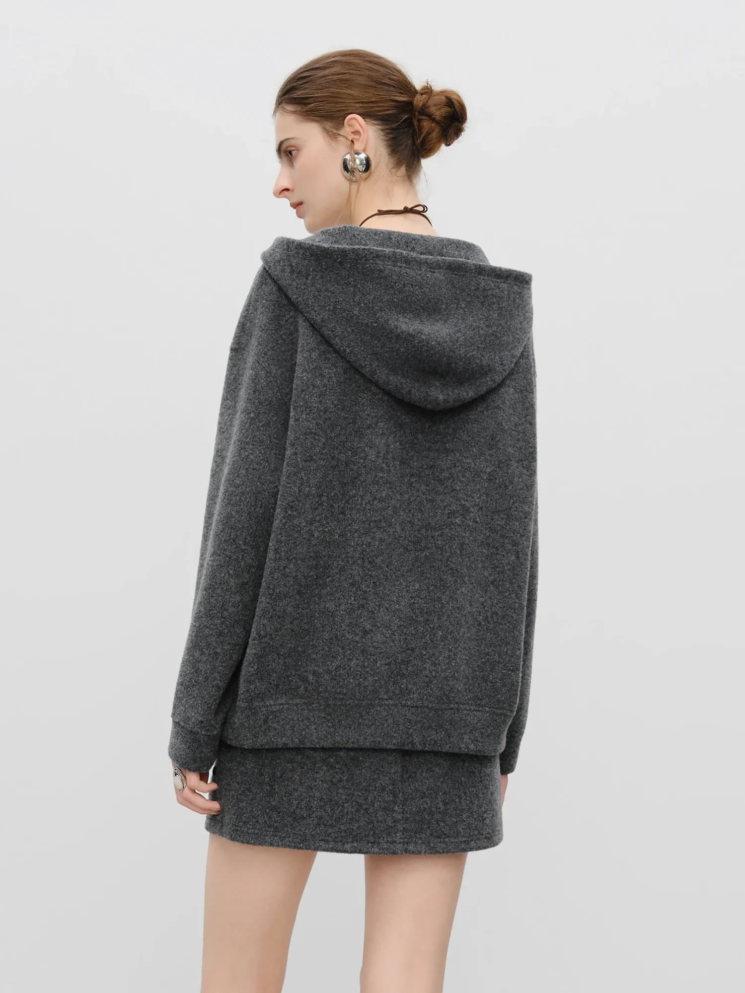 Ensemble détente 2 pièces à capuche avec effet superposé