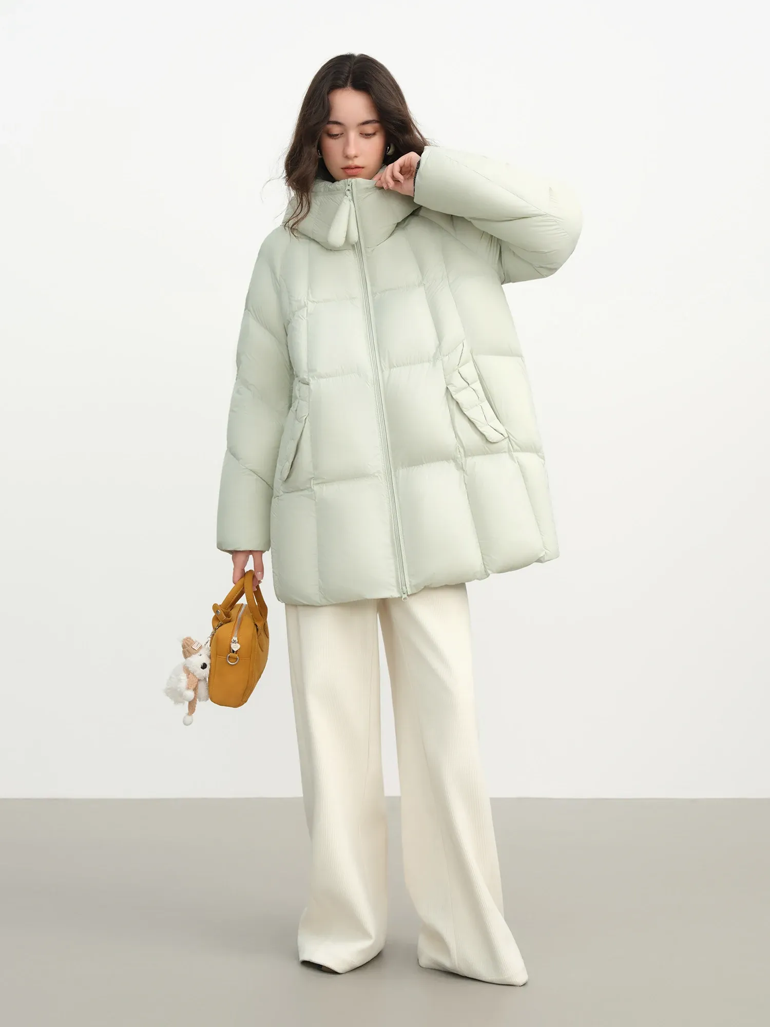 Doudoune longue bouffante ultra légère FANSILANEN pour femme