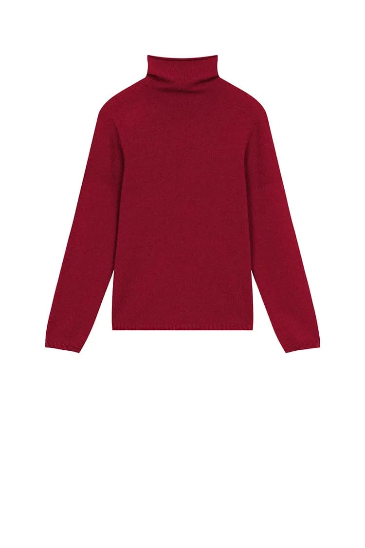 Cardigan en laine ajusté col semi-montant ELFSACK