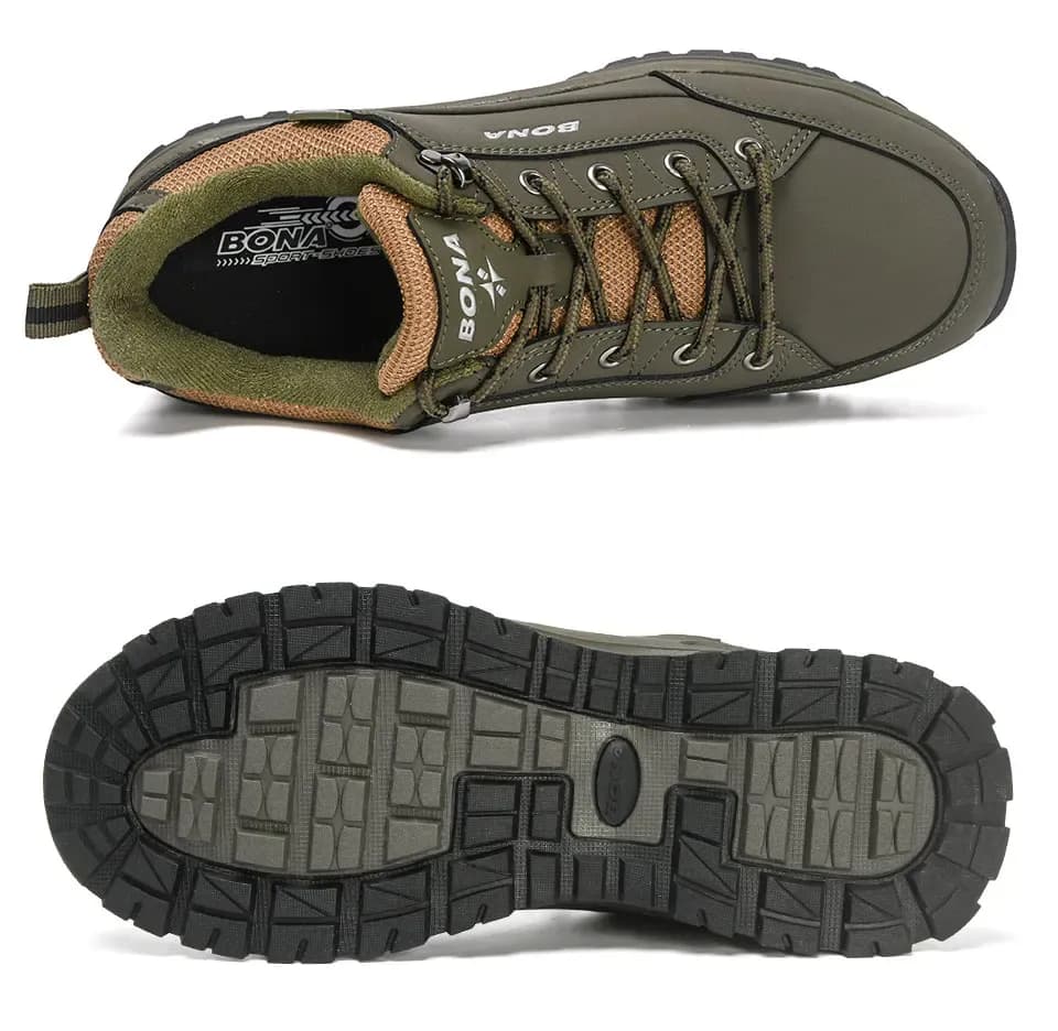 Chaussures de randonnée BONA en cuir respirant pour homme