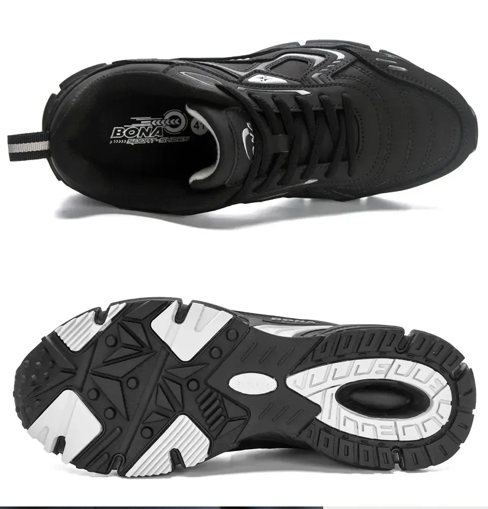 Baskets de jogging BONA pour homme, respirantes et stables