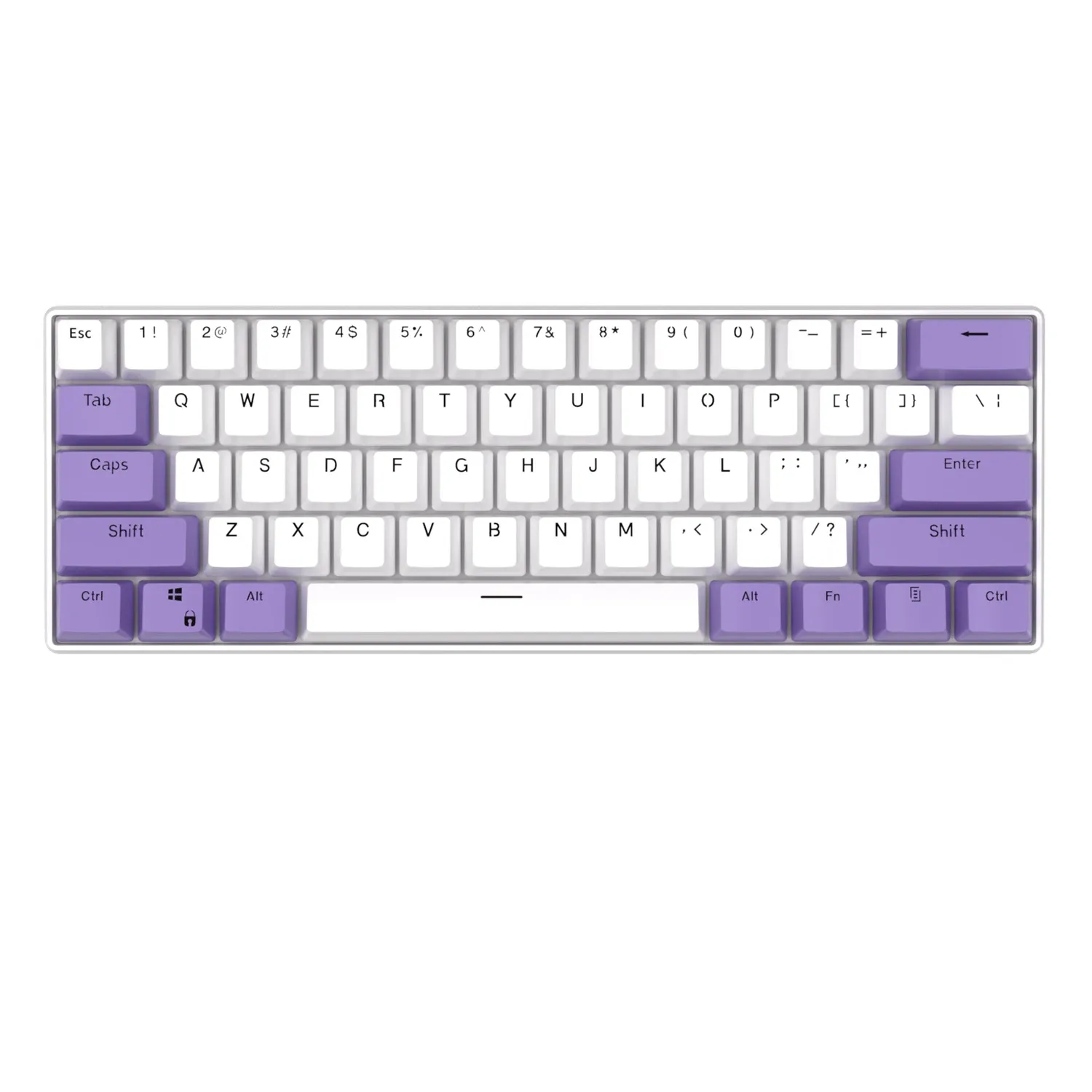 Jeu de touches RK61 en PBT bicolore pour clavier mécanique