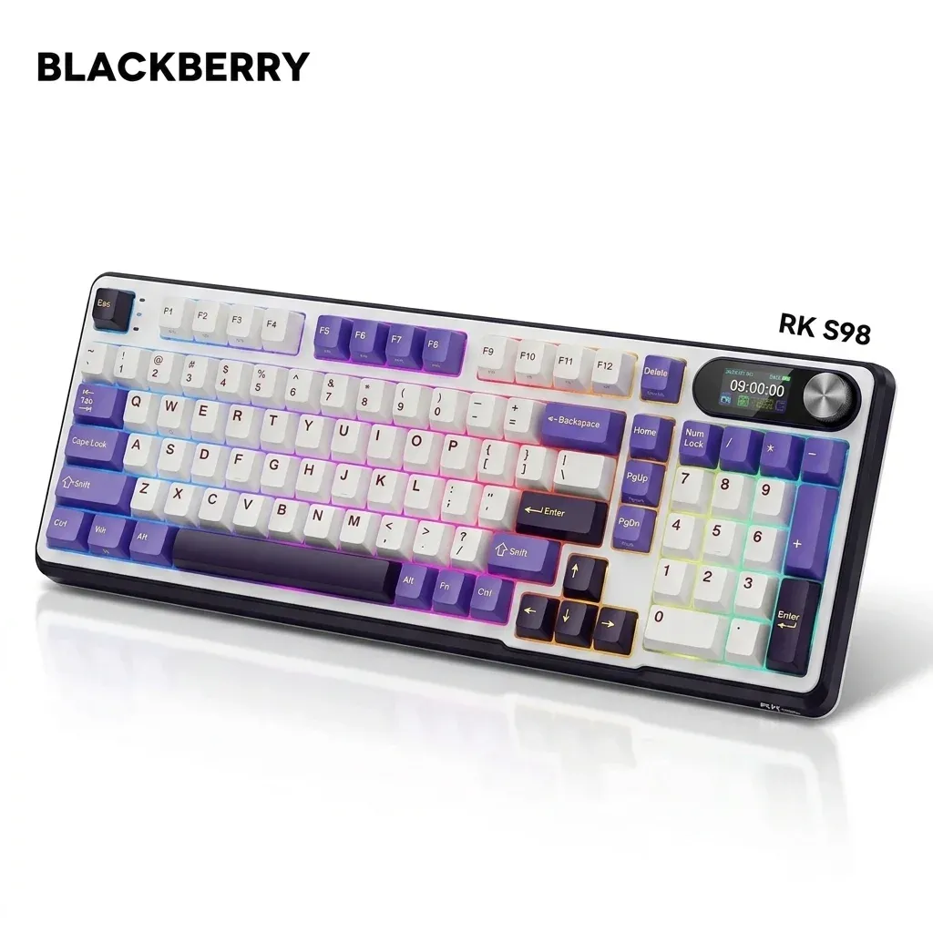 Royal Kludge RK S98 : clavier mécanique sans fil 98 touches avec écran TFT