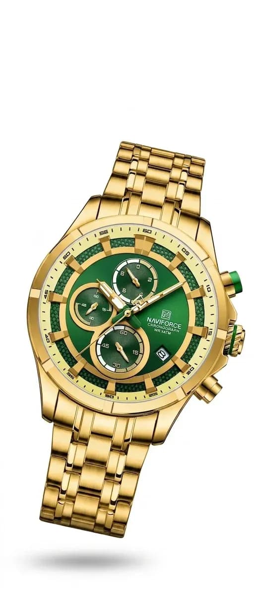 Montre NAVIFORCE homme acier lumineux à chronographe