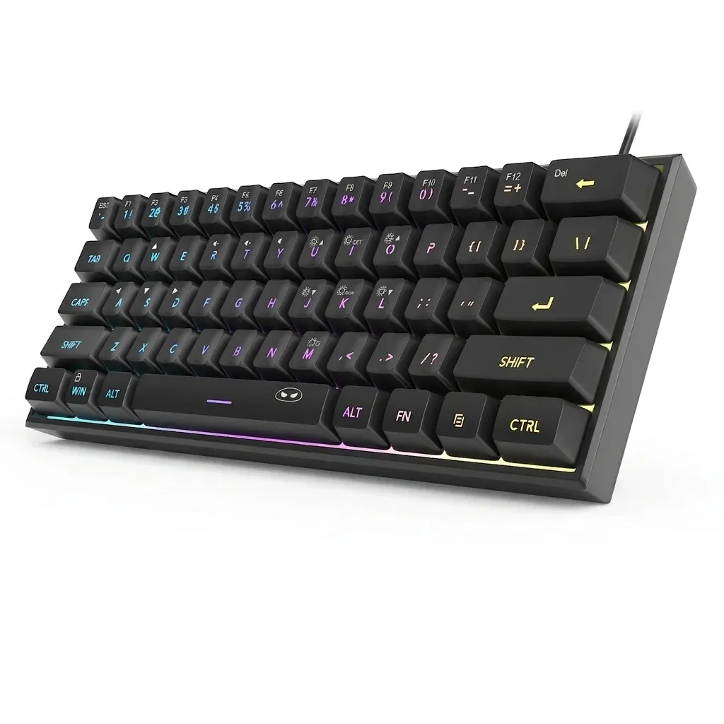 Clavier compact MageGee TS91 RVB noir