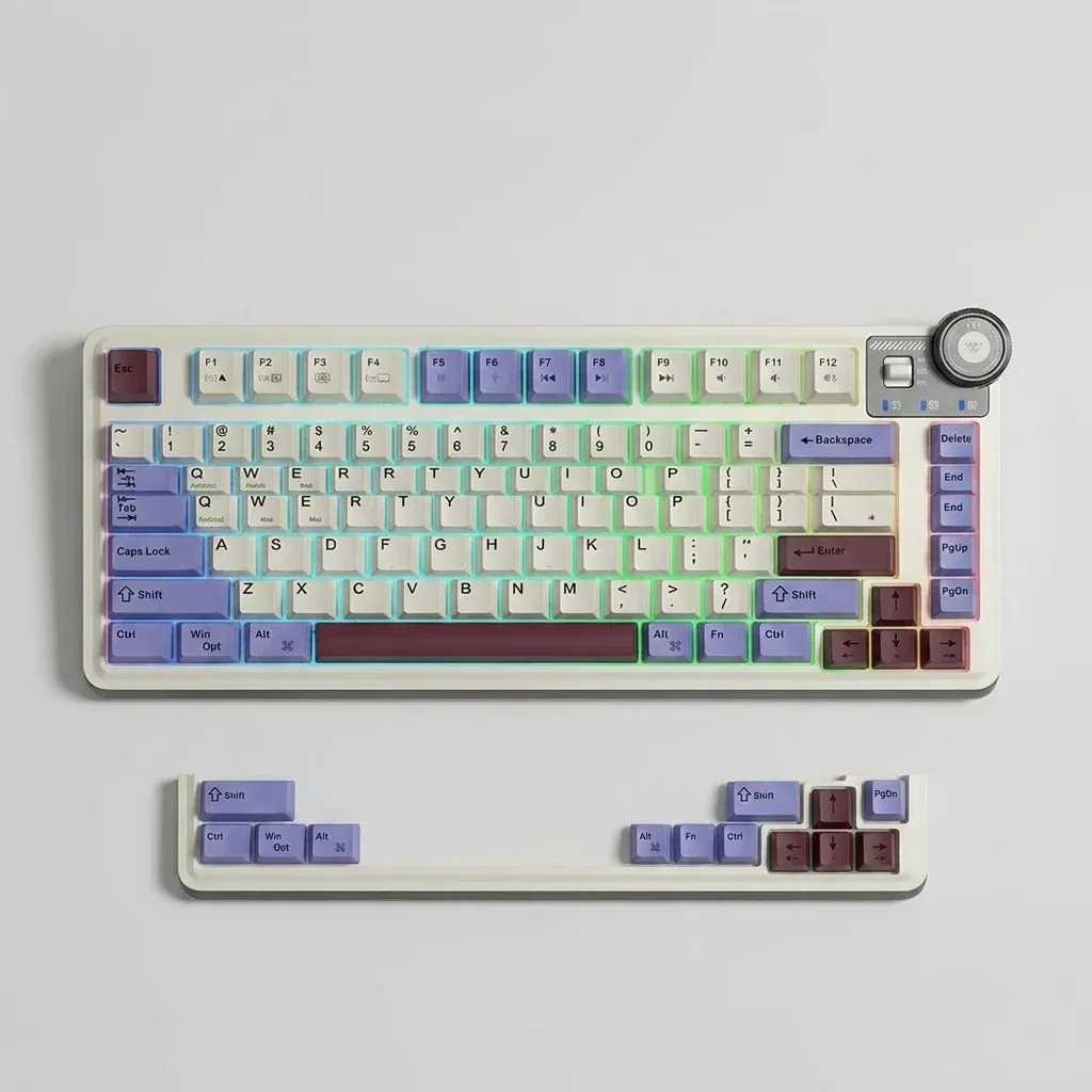 AULA AU75 : clavier mécanique tri-mode compact 81 touches hot-swap