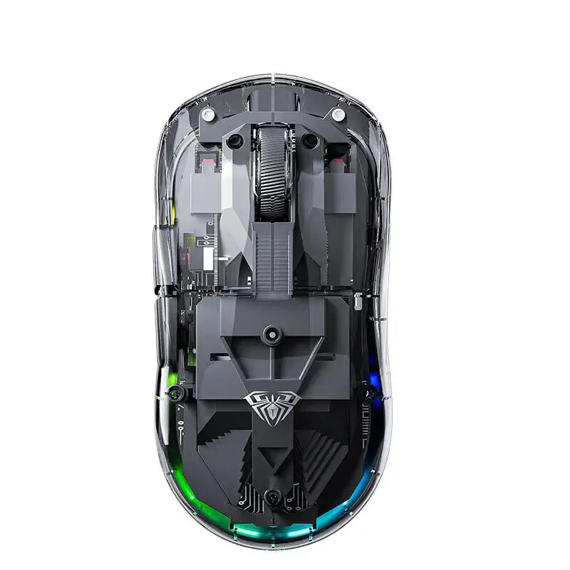 Souris AULA SC660 transparente tri-mode 12000 DPI