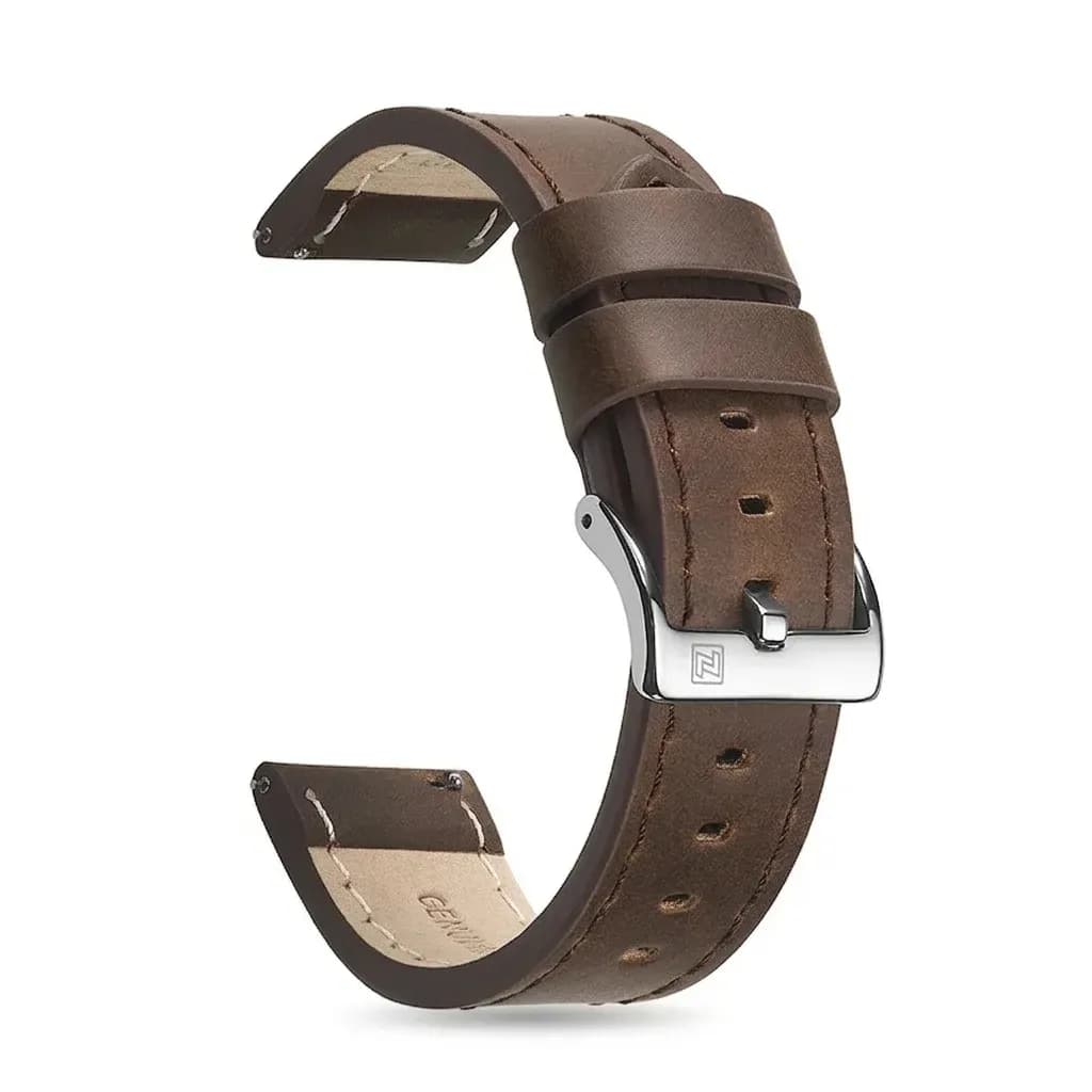 Bracelet montre NAVIFORCE cuir noir 23 mm