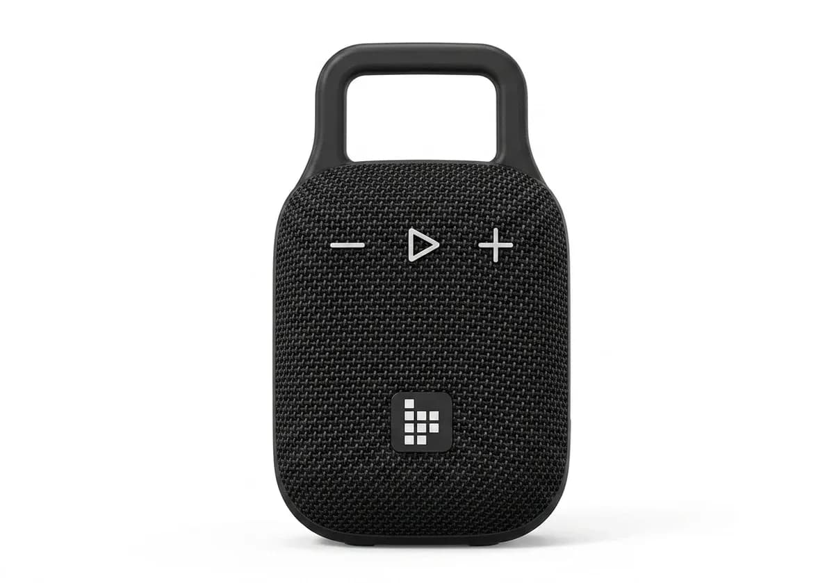 Enceinte Bluetooth Tronsmart noire avec crochet
