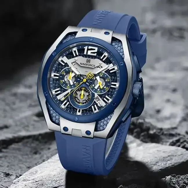 Montre sport NAVIFORCE NF8063 quartz multifonction étanche 3 bar