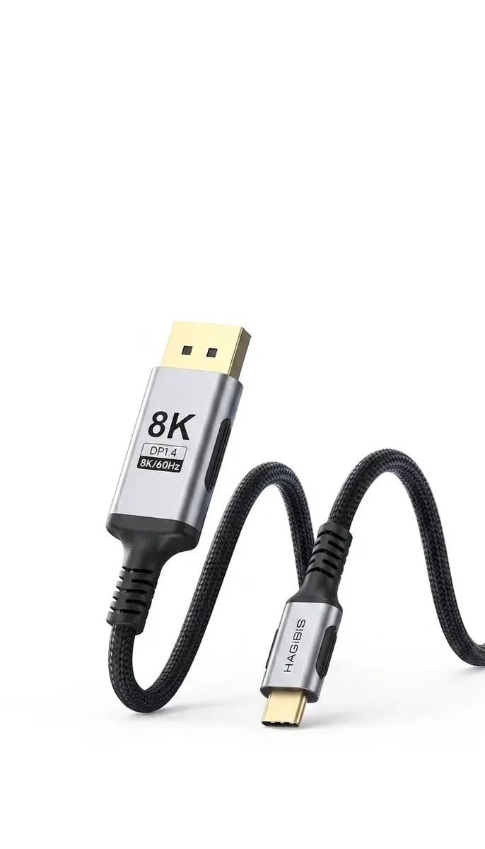 Câble USB-C vers DisplayPort Hagibis 8K
